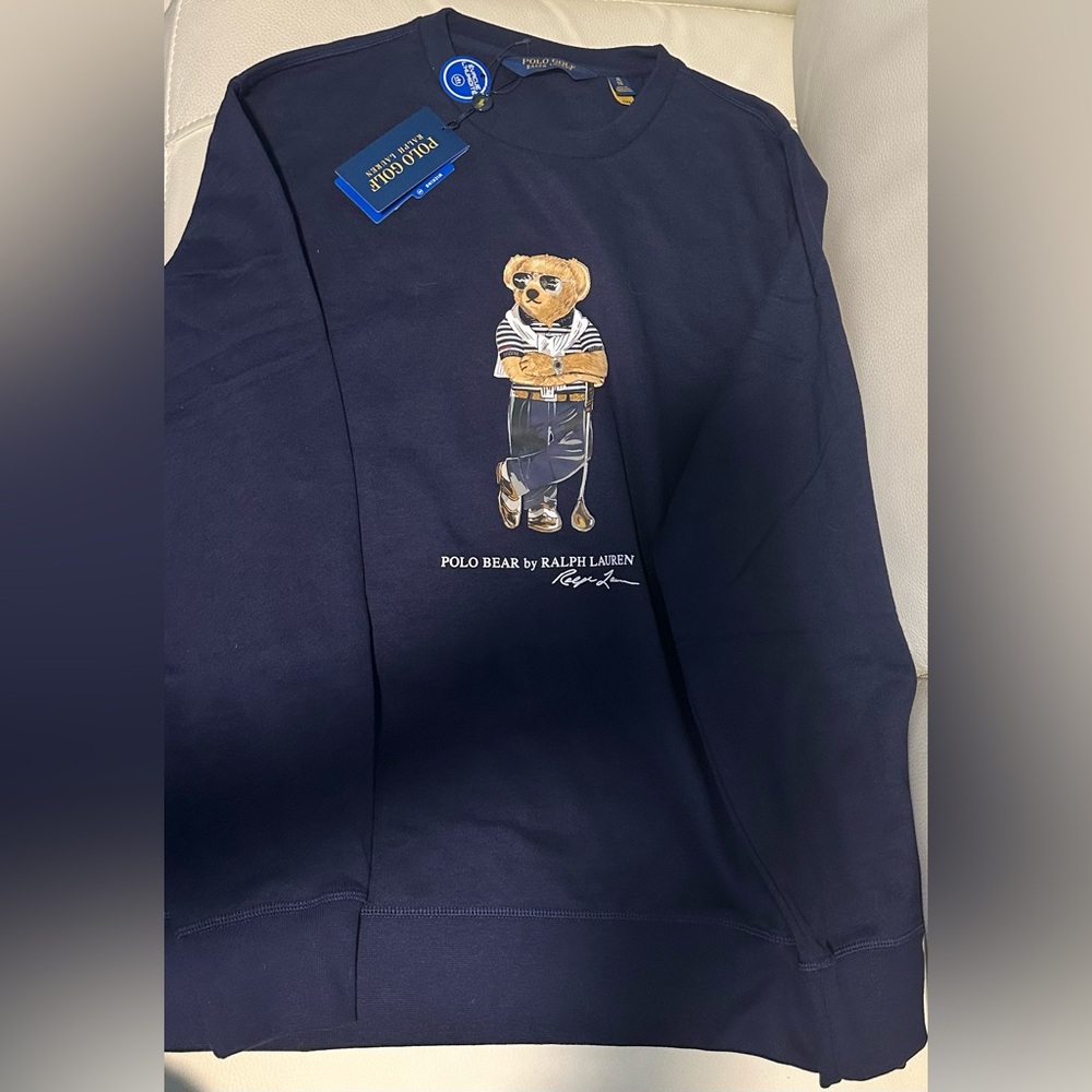 Polo  Sweatshirt -xl (Navy